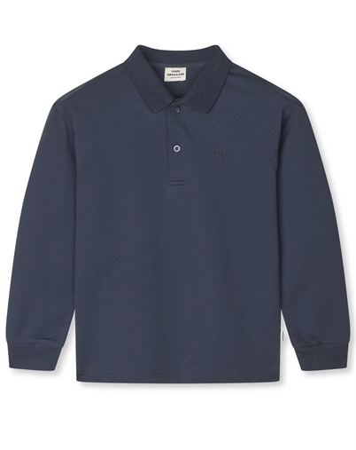 Mads Nørgaard Kids - Light Terry Jan Polo - Sky Captain